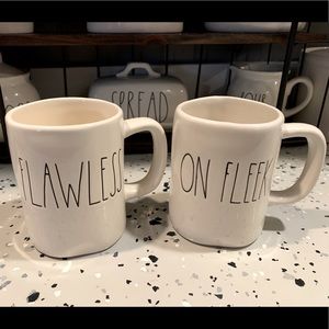 Rae Dunn way of 2 mugs FLAWLESS ON FLEEK